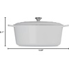 image:imageLe Creuset Enameled Cast Iron Signature Oval Dutch Oven 675 qt NectarWhite