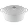 image:imageLe Creuset Enameled Cast Iron Signature Oval Dutch Oven 675 qt NectarWhite