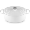 image:imageLe Creuset Enameled Cast Iron Signature Oval Dutch Oven 675 qt NectarWhite