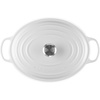 image:imageLe Creuset Enameled Cast Iron Signature Oval Dutch Oven 675 qt NectarWhite