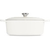 image:imageLe Creuset Enameled Cast Iron Signature Oval Dutch Oven 675 qt NectarWhite