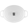 image:imageLe Creuset Enameled Cast Iron Signature Oval Dutch Oven 675 qt NectarWhite