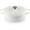 image:imageLe Creuset Enameled Cast Iron Signature Oval Dutch Oven 675 qt NectarWhite