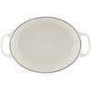 image:imageLe Creuset Enameled Cast Iron Signature Oval Dutch Oven 675 qt NectarWhite