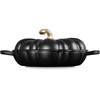 image:imageLe Creuset Enameled Cast Iron Signature Pumpkin Braiser 275 qt NectarLicorice