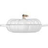 image:imageLe Creuset Enameled Cast Iron Signature Pumpkin Braiser 275 qt NectarWhite