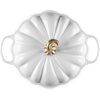 image:imageLe Creuset Enameled Cast Iron Signature Pumpkin Braiser 275 qt NectarWhite