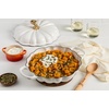 image:imageLe Creuset Enameled Cast Iron Signature Pumpkin Braiser 275 qt NectarWhite