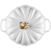 image:imageLe Creuset Enameled Cast Iron Signature Pumpkin Cocotte 4 qt NectarWhite
