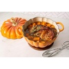 image:imageLe Creuset Enameled Cast Iron Signature Pumpkin Cocotte 4 qt NectarWhite