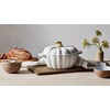 image:imageLe Creuset Enameled Cast Iron Signature Pumpkin Cocotte 4 qt NectarWhite
