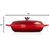 image:imageLe Creuset Enameled Cast Iron Signature Round Braiser 35 qt NectarCerise