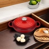 image:imageLe Creuset Enameled Cast Iron Signature Round Braiser 35 qt NectarCerise