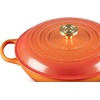 image:imageLe Creuset Enameled Cast Iron Signature Round Braiser 35 qt NectarFlamme Doree