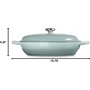 image:imageLe Creuset Enameled Cast Iron Signature Round Braiser 35 qt NectarSea Salt