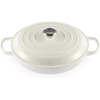 image:imageLe Creuset Enameled Cast Iron Signature Round Braiser 35 qt NectarWhite