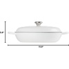 image:imageLe Creuset Enameled Cast Iron Signature Round Braiser 35 qt NectarWhite