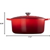image:imageLe Creuset Enameled Cast Iron Signature Round Dutch Oven 725 qt NectarCerise
