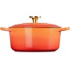 image:imageLe Creuset Enameled Cast Iron Signature Round Dutch Oven 725 qt NectarFlamme Doree