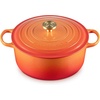 image:imageLe Creuset Enameled Cast Iron Signature Round Dutch Oven 725 qt NectarFlamme Doree
