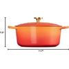 image:imageLe Creuset Enameled Cast Iron Signature Round Dutch Oven 725 qt NectarFlamme Doree