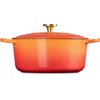 image:imageLe Creuset Enameled Cast Iron Signature Round Dutch Oven 725 qt NectarFlamme Doree