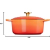 image:imageLe Creuset Enameled Cast Iron Signature Round Dutch Oven 725 qt NectarFlamme Doree