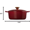 image:imageLe Creuset Enameled Cast Iron Signature Round Dutch Oven 725 qt NectarGarnet