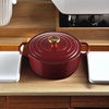 image:imageLe Creuset Enameled Cast Iron Signature Round Dutch Oven 725 qt NectarGarnet