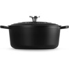 image:imageLe Creuset Enameled Cast Iron Signature Round Dutch Oven 725 qt NectarLicoriceCrucible Knob