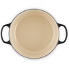 image:imageLe Creuset Enameled Cast Iron Signature Round Dutch Oven 725 qt NectarLicoriceCrucible Knob