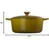 image:imageLe Creuset Enameled Cast Iron Signature Round Dutch Oven 725 qt NectarOlive