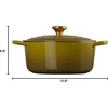 image:imageLe Creuset Enameled Cast Iron Signature Round Dutch Oven 725 qt NectarOlive