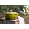 image:imageLe Creuset Enameled Cast Iron Signature Round Dutch Oven 725 qt NectarOlive
