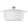 image:imageLe Creuset Enameled Cast Iron Signature Round Dutch Oven 725 qt NectarWhite