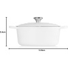 image:imageLe Creuset Enameled Cast Iron Signature Round Dutch Oven 725 qt NectarWhite