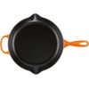 image:imageLe Creuset Enameled Cast Iron Signature Round Skillet 1025 NectarFlame