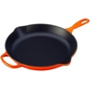 image:imageLe Creuset Enameled Cast Iron Signature Round Skillet 1025 NectarFlame