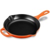 image:imageLe Creuset Enameled Cast Iron Signature Round Skillet 1025 NectarFlame