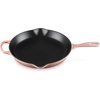 image:imageLe Creuset Enameled Cast Iron Signature Round Skillet 1025 NectarPeche