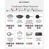 image:imageLe Creuset Silicone Stretch Lids 3 pc  Fits Rectangular Baking Dishes sizes 11 qt 25 qt and 4 qtNectar