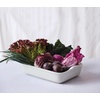 image:imageLe Creuset Silicone Stretch Lids 3 pc  Fits Rectangular Baking Dishes sizes 11 qt 25 qt and 4 qtWhite