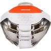 image:imageLe Creuset Stainless Steel Mixing Bowls with Glass Lids Set of 3  Set of 3 15 qt 3 qt and 5qtColanders