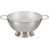 image:imageLe Creuset Stainless Steel Mixing Bowls with Glass Lids Set of 3  Set of 3 15 qt 3 qt and 5qtColanders