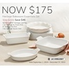 image:imageLe Creuset Stoneware 4 PC Heritage Bakeware Set NectarShallot
