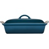 image:imageLe Creuset Stoneware Covered Rectangular Casserole 12 x 9 Nectar  4 qt 12 x 9Deep Teal