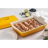 image:imageLe Creuset Stoneware Covered Rectangular Casserole 12 x 9 Nectar  4 qt 12 x 9Nectar