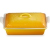 image:imageLe Creuset Stoneware Covered Rectangular Casserole 12 x 9 Nectar  4 qt 12 x 9Nectar