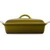 image:imageLe Creuset Stoneware Covered Rectangular Casserole 12 x 9 Nectar  4 qt 12 x 9Olive