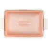 image:imageLe Creuset Stoneware Covered Rectangular Casserole 12 x 9 Nectar  4 qt 12 x 9Peche